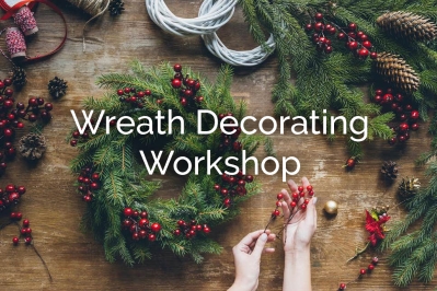 Wreath Decorating Workshop SATURDAY 25th November